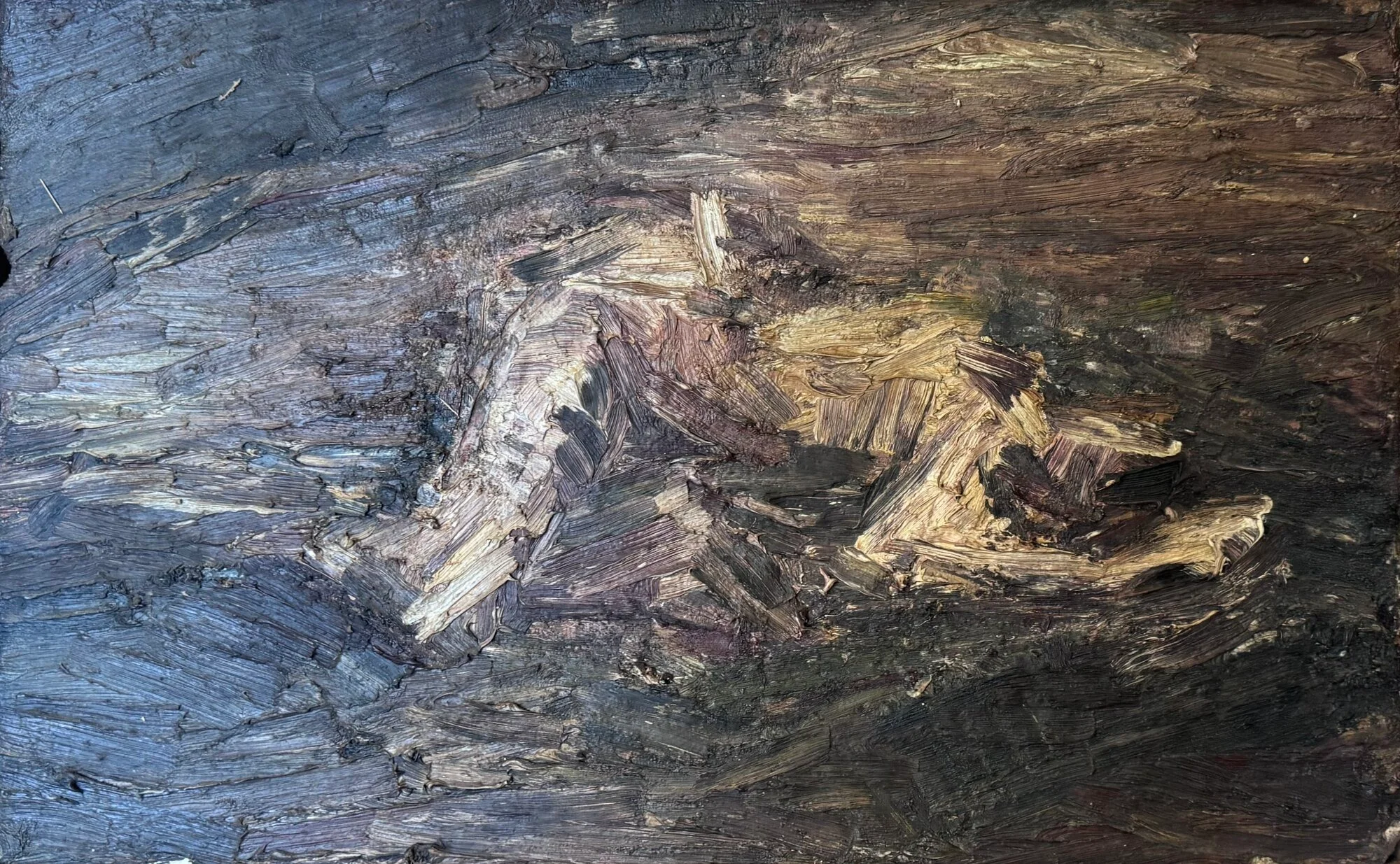 Lorna Posing at the Slade, 1962, 38 x 61cm