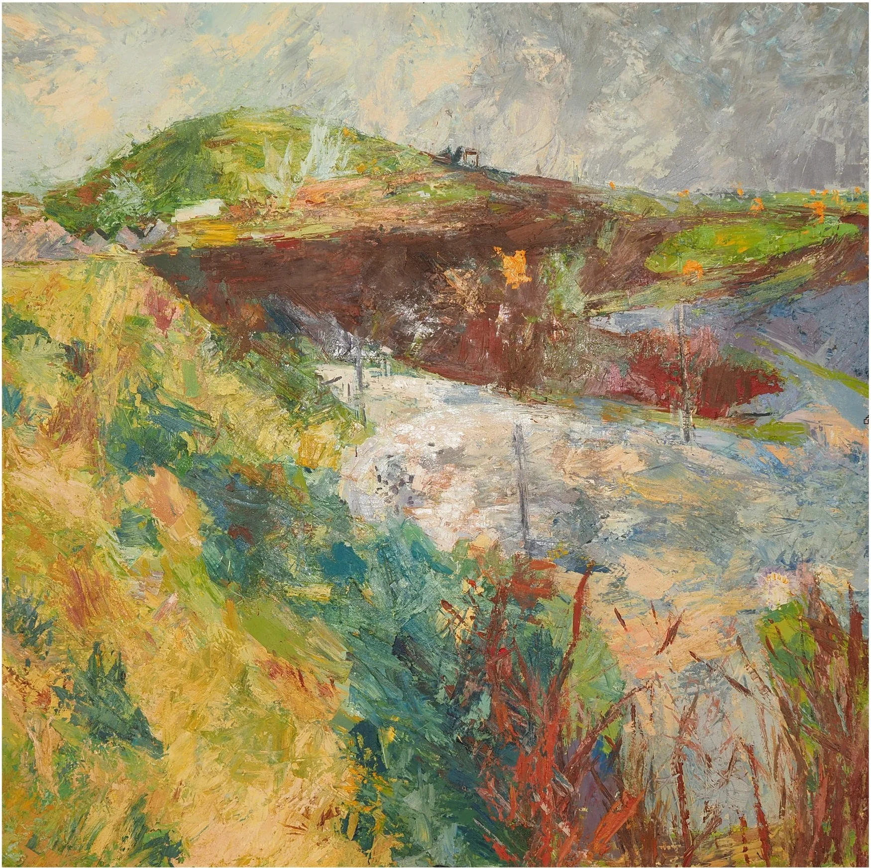 Railway Embankment and Turning Space, South Crofty, 1990
