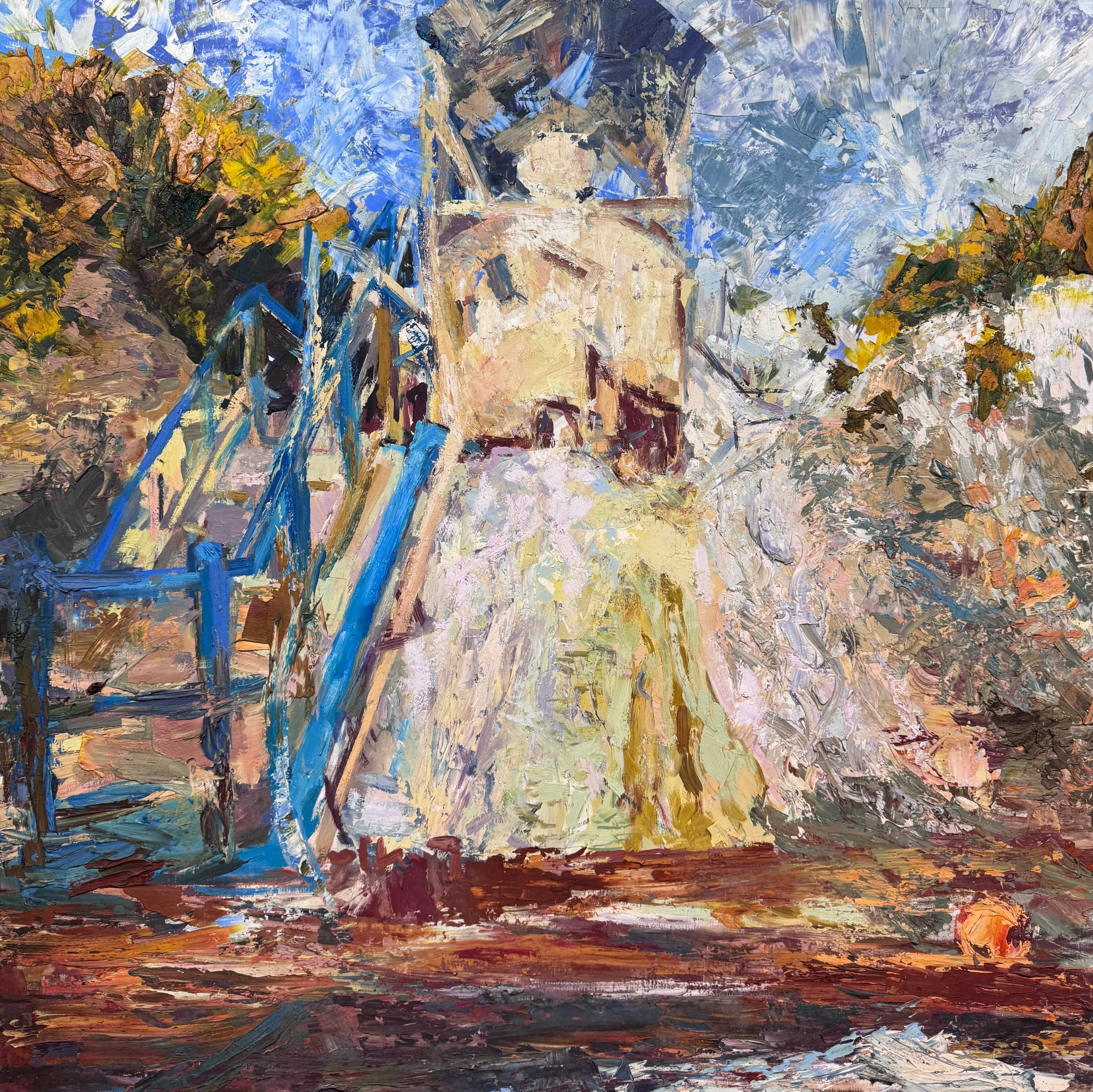 Lime Conditioner (Wheal Jane Project), 2002, 122 x 122cm