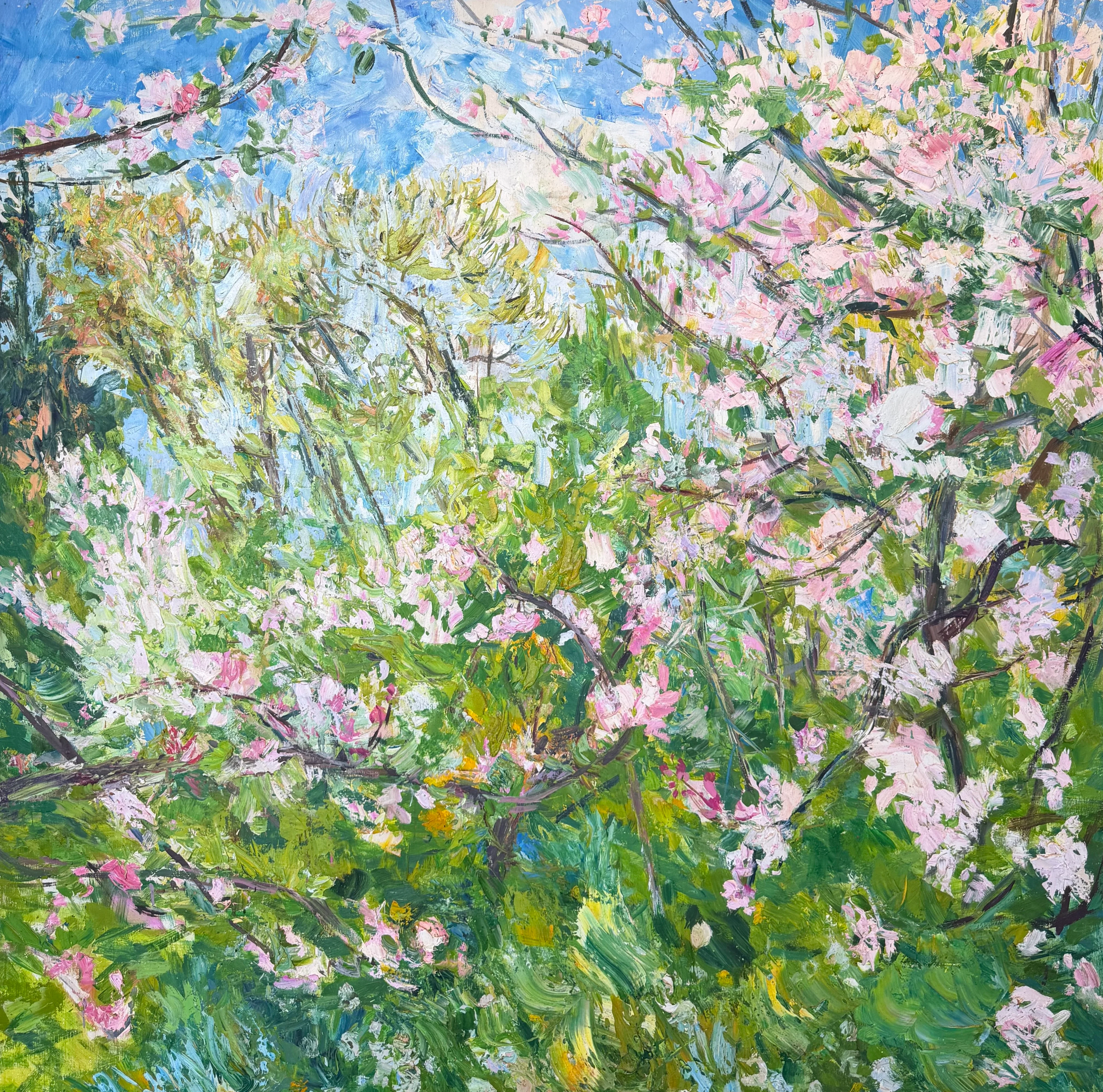 Tree of Blossom, Blowing Wind, 2003, 152 x 152cm