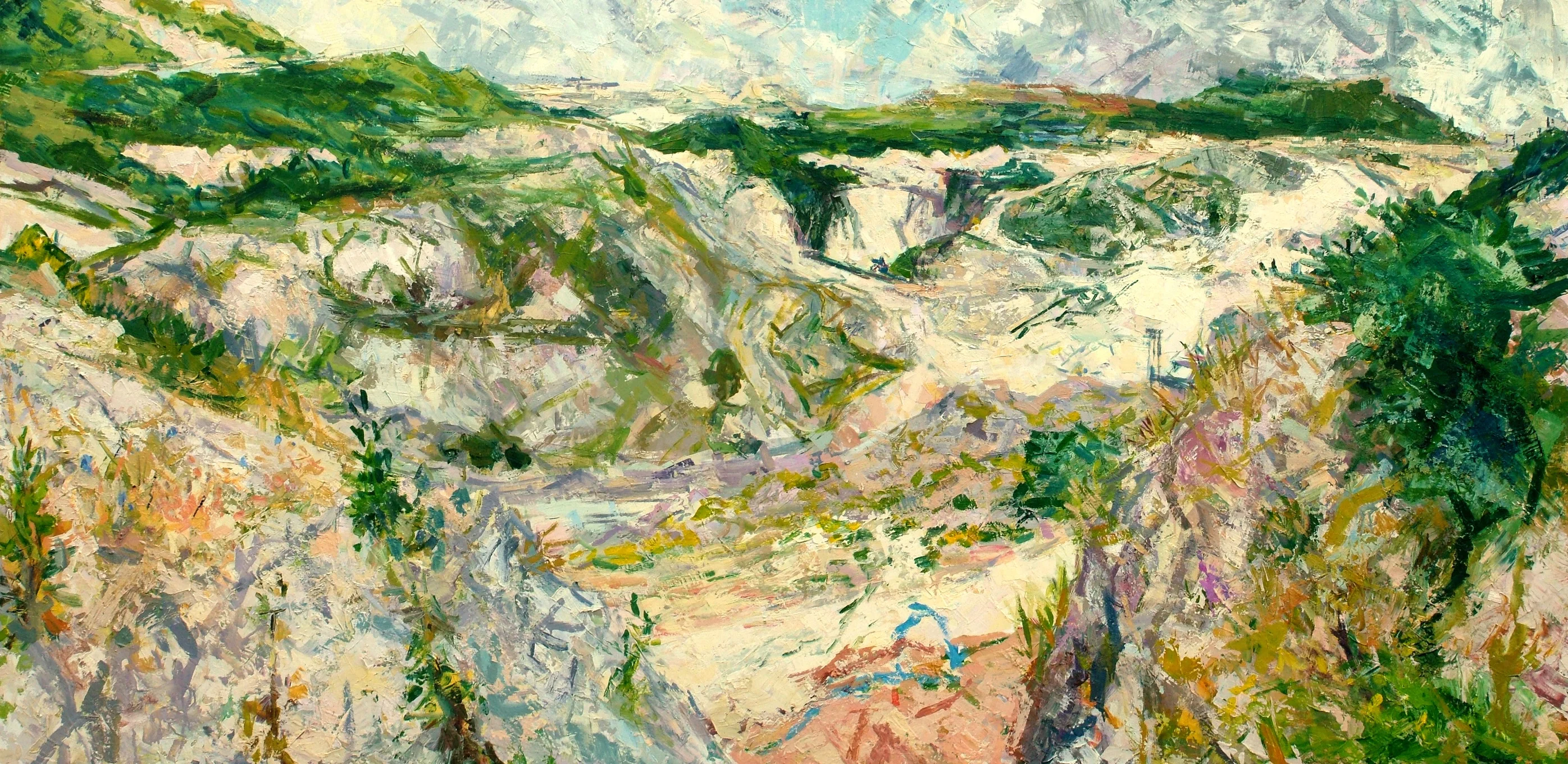 Rostowrack Pit I, 2005, 122 x 244cm