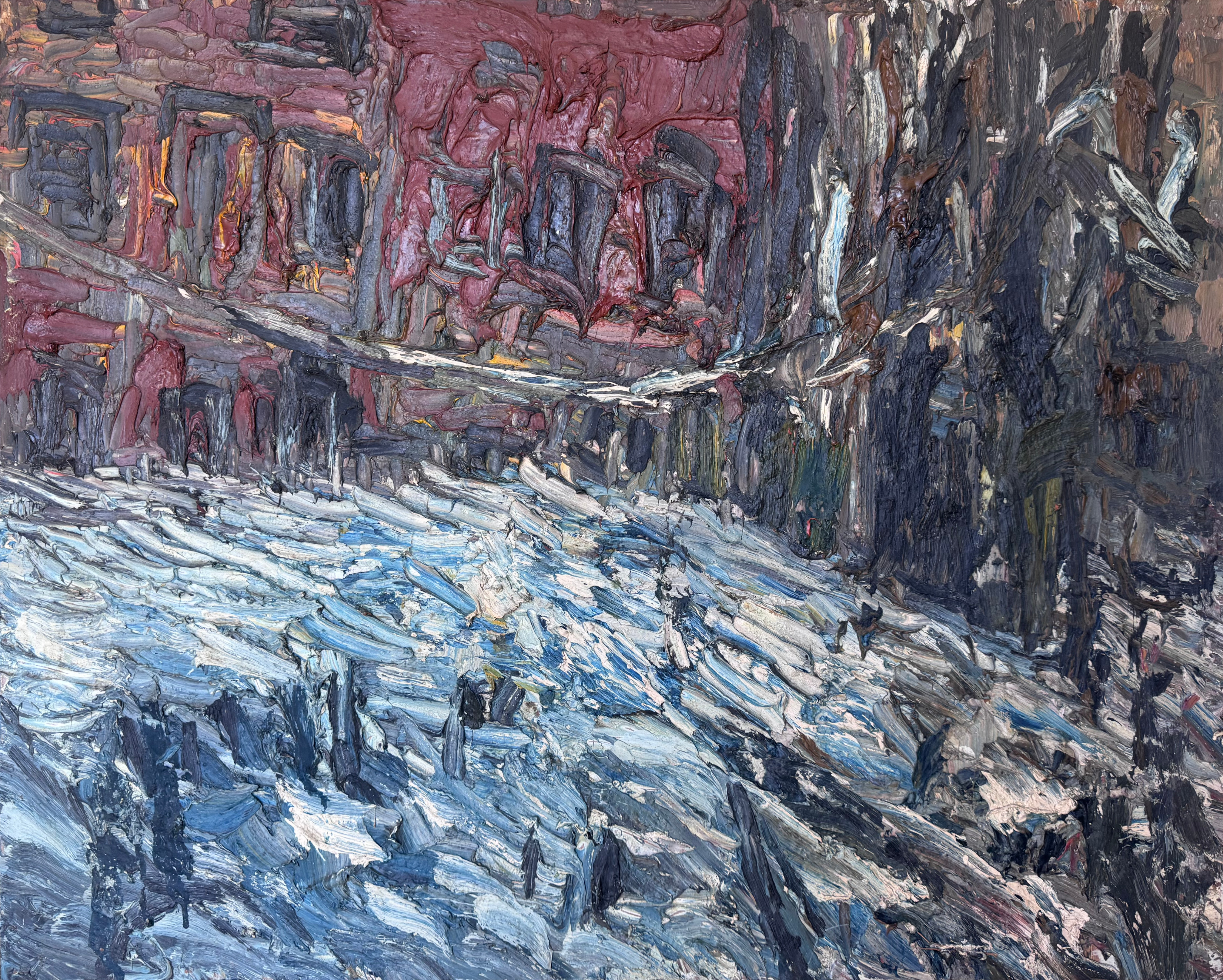 Snow, Back Garden, 32 Foneney Road, Balham
