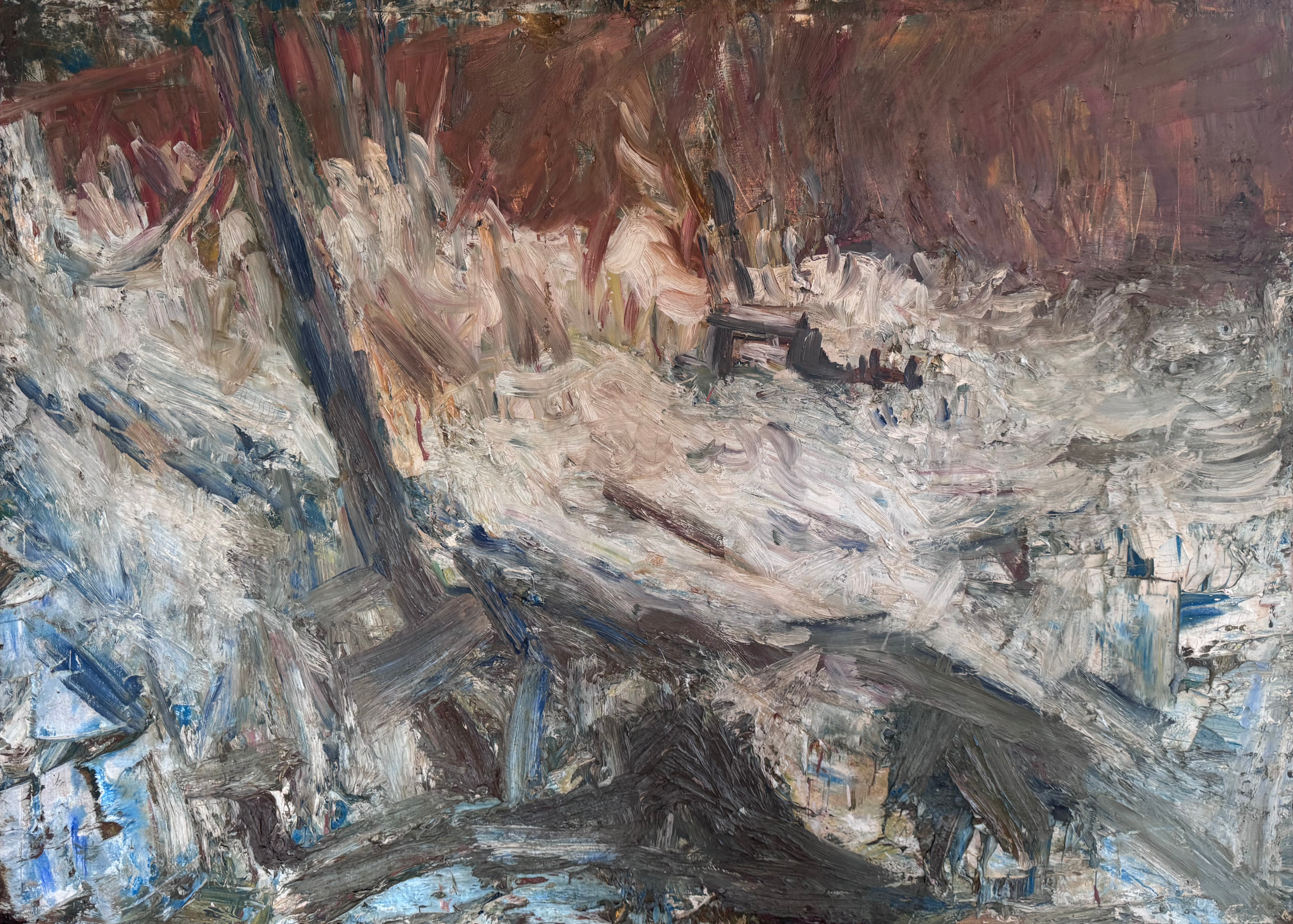 The Garden Prospect, Partly Melted Snow