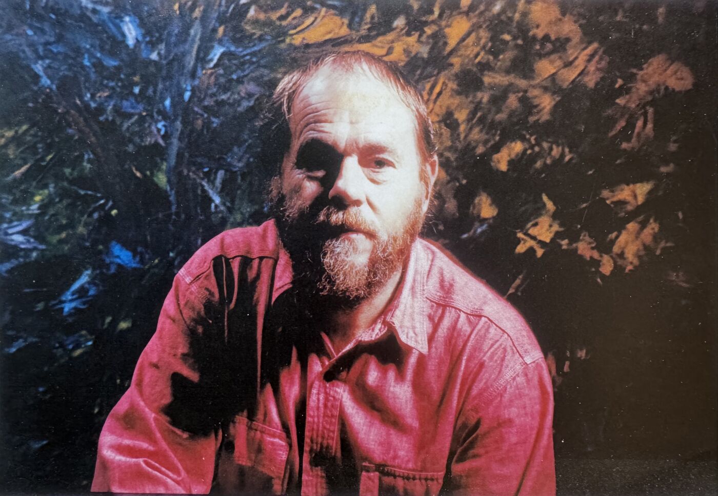 Portrait of the painter Ray Atkins